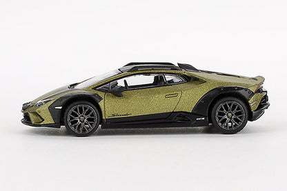[ Back-order ] TSM MINI-GT MGT00779-L 1:64 Lamborghini Huracan Stellato Verde Gea Matt Matte Green LHD model car