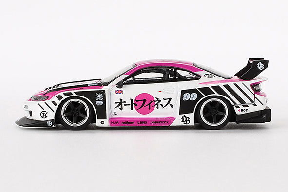[ Back-order ] TSM MINI-GT MGT00781-R 1:64 Nissan LB-Super Silhouette Silvia S15 2023 SEMA Auto Finesse RHD model car