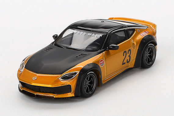 [ Back-order ] TSM MINI-GT MGT00782-BL 1:64 Nissan Z LB NATION WORKS LB Gold RHD *Blister pack model car