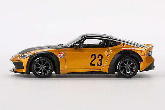 [ Back-order ] TSM MINI-GT MGT00782-BL 1:64 Nissan Z LB NATION WORKS LB Gold RHD *Blister pack model car
