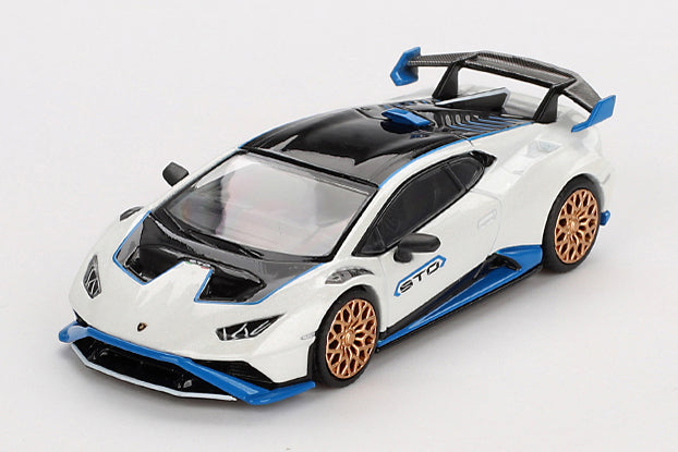 [ Back-order ] TSM MINI-GT MGT00788-L 1:64 Lamborghini Huracan STO Bianco Asopo White LHD model car
