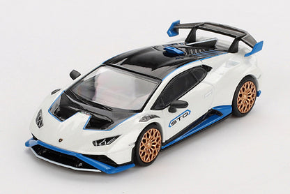 [ Back-order ] TSM MINI-GT MGT00788-L 1:64 Lamborghini Huracan STO Bianco Asopo White LHD model car