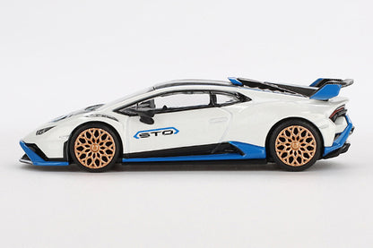 [ Back-order ] TSM MINI-GT MGT00788-R 1:64 Lamborghini Huracan STO Bianco Asopo White RHD model car