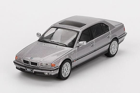 [ Back-order ] TSM MINI-GT MGT00792-L BMW 750IL Aspen Silver Metallic LHD model car