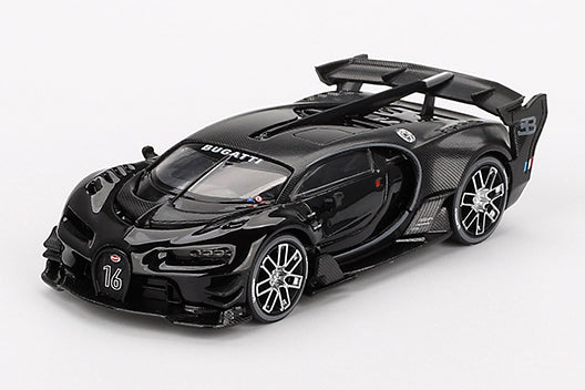 [ Back-order ] TSM MINI-GT MGT00795-L 1:64 Bugatti Vision Gran Turismo Black LHD model car