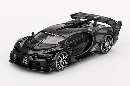 [ Back-order ] TSM MINI-GT MGT00795-L 1:64 Bugatti Vision Gran Turismo Black LHD model car