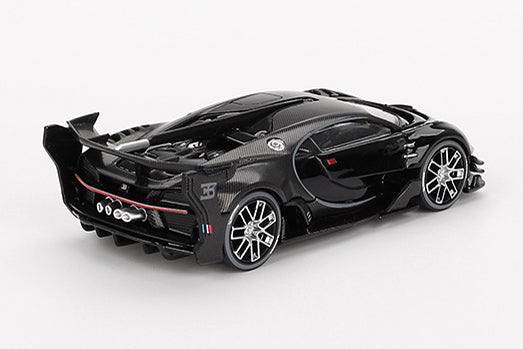 [ Back-order ] TSM MINI-GT MGT00795-L 1:64 Bugatti Vision Gran Turismo Black LHD model car