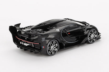 [ Back-order ] TSM MINI-GT MGT00795-L 1:64 Bugatti Vision Gran Turismo Black LHD model car