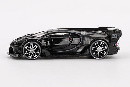 [ Back-order ] TSM MINI-GT MGT00795-L 1:64 Bugatti Vision Gran Turismo Black LHD model car