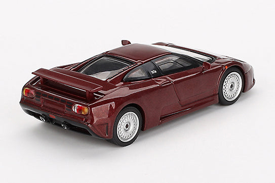 [ Back-order ] TSM MINI-GT MGT00806-L 1:64 Bugatti EB110 GT Dark Red Metallic LHD model car