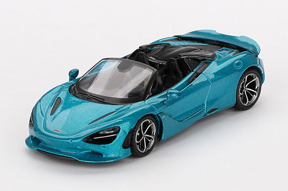 [ Back-order ] TSM MINI-GT MGT00812-L 1:64 McLaren 750S Belize Blue LHD model car