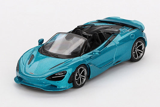 [ Back-order ] TSM MINI-GT MGT00812-L 1:64 McLaren 750S Belize Blue LHD model car