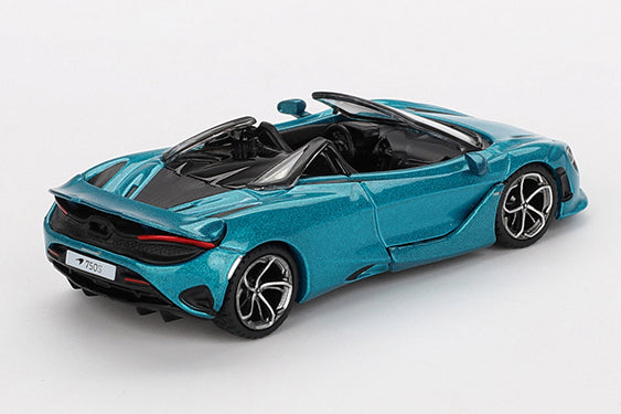 [ Back-order ] TSM MINI-GT MGT00812-L 1:64 McLaren 750S Belize Blue LHD model car