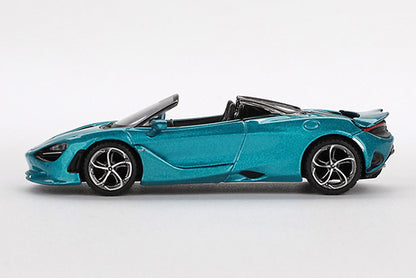 [ Back-order ] TSM MINI-GT MGT00812-L 1:64 McLaren 750S Belize Blue LHD model car