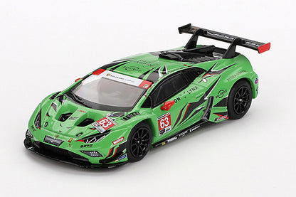 [ Back-order ] TSM MINI-GT MGT00813-L 1:64 Lamborghini Huracan GT3 EVO2 IMSA Daytona 24 Hours 2023 #63 Iron Lynx LHD model car
