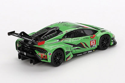 [ Back-order ] TSM MINI-GT MGT00813-L 1:64 Lamborghini Huracan GT3 EVO2 IMSA Daytona 24 Hours 2023 #63 Iron Lynx LHD model car