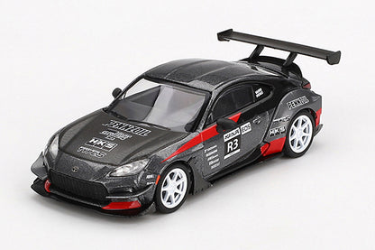 [ Back-order ] TSM MINI-GT MGT00820-L 1:64 Toyota GR86 HKS Turbocharged GR86 Larry Chen LHD model car
