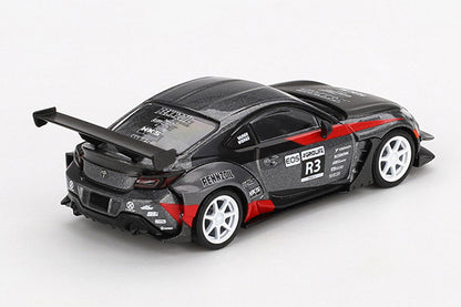 [ Back-order ] TSM MINI-GT MGT00820-L 1:64 Toyota GR86 HKS Turbocharged GR86 Larry Chen LHD model car
