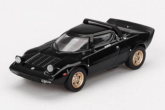 [ Back-order ] TSM MINI-GT MGT00846-BL 1:64 Lancia Stratos HF Stradale Nero Black LHD Blister Pack model car