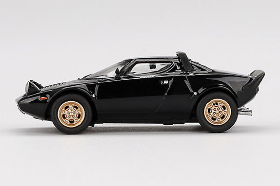 [ Back-order ] TSM MINI-GT MGT00846-BL 1:64 Lancia Stratos HF Stradale Nero Black LHD Blister Pack model car