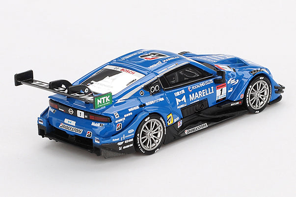 [ Back-order ] TSM MINI-GT MGT00849-BL 1:64 Nissan Z GT500 SUPER GT Series 2023 #1 "MARELLI IMPUL Z" LHD *Blister pack model car