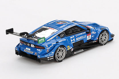 [ Back-order ] TSM MINI-GT MGT00849-BL 1:64 Nissan Z GT500 SUPER GT Series 2023 #1 "MARELLI IMPUL Z" LHD *Blister pack model car