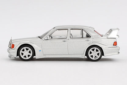 [ Back-order ] TSM MINI-GT MGT00852-L Mercedes-Benz 190E 2.5-16 Evolution II Astral Silver LHD model car