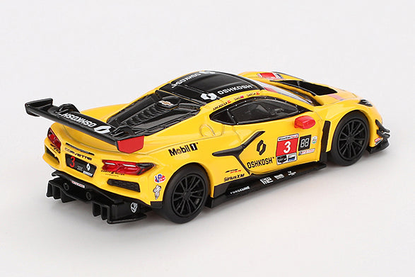 [ Back-order ] TSM MINI-GT MGT00854-BL 1:64 Chevrolet Corvette Z06 GT3.R IMSA 24 Hours of Daytona 2024 #3 Corvette Racing by Pratt Miller Motorsports *Blister pack model car