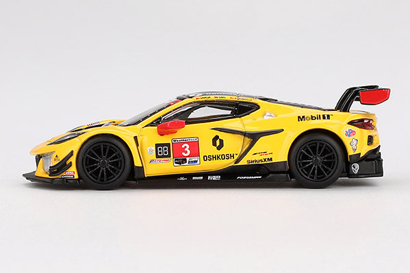 [ Back-order ] TSM MINI-GT MGT00854-BL 1:64 Chevrolet Corvette Z06 GT3.R IMSA 24 Hours of Daytona 2024 #3 Corvette Racing by Pratt Miller Motorsports *Blister pack model car