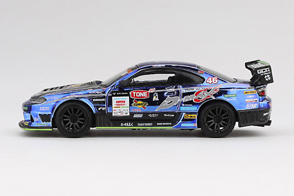 [ Back-order ] TSM MINI-GT MGT00857-BL Nissan Silvia S15 D1GP 2023 #46 D-MAX RACING RHD Japan Limited Edition model car