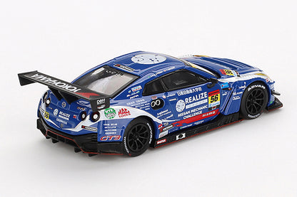 [ Back-order ] TSM MINI-GT MGT00859-BL 1:64 Nissan GT-R NISMO GT3 SUPER GT Series 2023 #56REALIZE NISSAN MECHANIC CHALLENGE GT-R KONDO RACING LHD *Blister pack model car