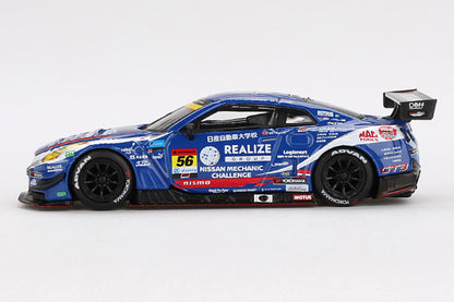 [ Back-order ] TSM MINI-GT MGT00859-BL 1:64 Nissan GT-R NISMO GT3 SUPER GT Series 2023 #56REALIZE NISSAN MECHANIC CHALLENGE GT-R KONDO RACING LHD *Blister pack model car