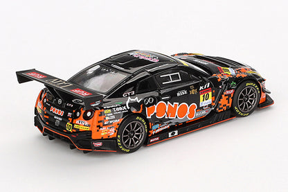 [ Back-order ] TSM MINI-GT MGT00860-BL 1:64 Nissan GT-R NISMO GT3 SUPER GT Series 2023 #10PONOS GAINER GT-R" GAINER LHD *Blister pack model car
