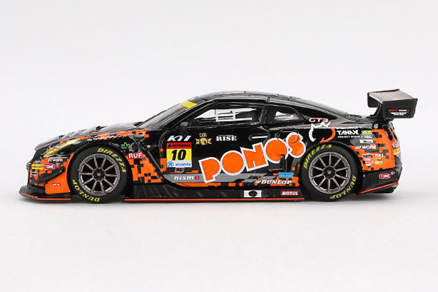 [ Back-order ] TSM MINI-GT MGT00860-BL 1:64 Nissan GT-R NISMO GT3 SUPER GT Series 2023 #10PONOS GAINER GT-R" GAINER LHD *Blister pack model car