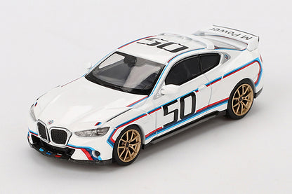 [ Back-order ] TSM MINI-GT MGT00863-R 1:64 BMW 3.0 CSL White RHD model car