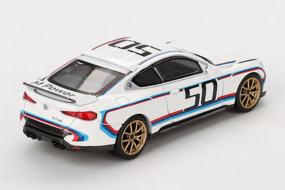 [ Back-order ] TSM MINI-GT MGT00863-R 1:64 BMW 3.0 CSL White RHD model car