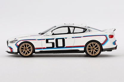 [ Back-order ] TSM MINI-GT MGT00863-R 1:64 BMW 3.0 CSL White RHD model car
