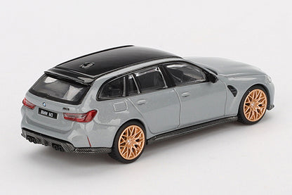 [ Back-order ] TSM MINI-GT MGT00864-L 1:64 BMW M3 M Performance Touring Brooklyn Gray LHD model car