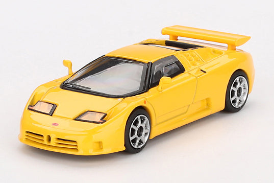 [ Back-order ] TSM MINI-GT MGT00866-L 1:64 Bugatti EB110 Super Sport Giallo Bugatti Yellow LHD model car