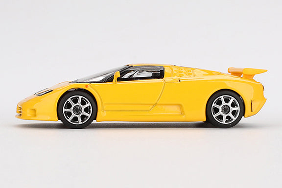 [ Back-order ] TSM MINI-GT MGT00866-L 1:64 Bugatti EB110 Super Sport Giallo Bugatti Yellow LHD model car