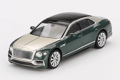 [ Back-order ] TSM MINI-GT MGT00867-L 1:64 Bentley Flying Spur White Sand Verdant LHD model car