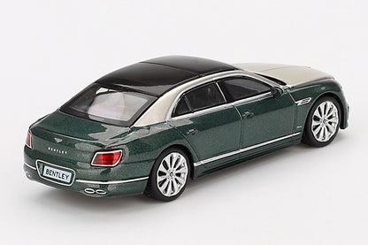 [ Back-order ] TSM MINI-GT MGT00867-L 1:64 Bentley Flying Spur White Sand Verdant LHD model car