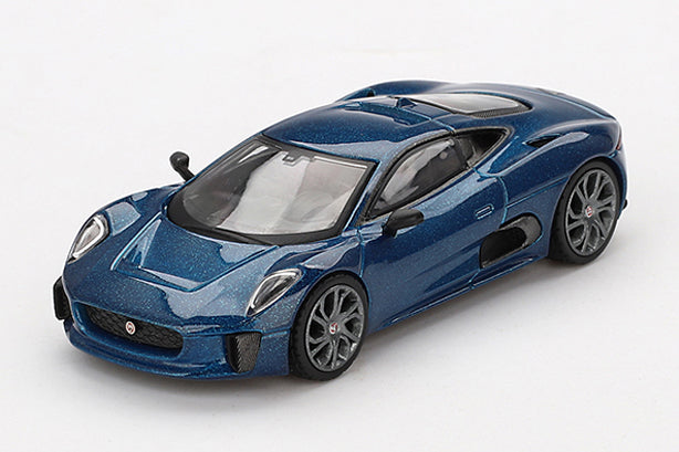 [ Back-order ] TSM MINI-GT MGT00884-L 1:64 Jaguar C-X75 Blue LHD model car