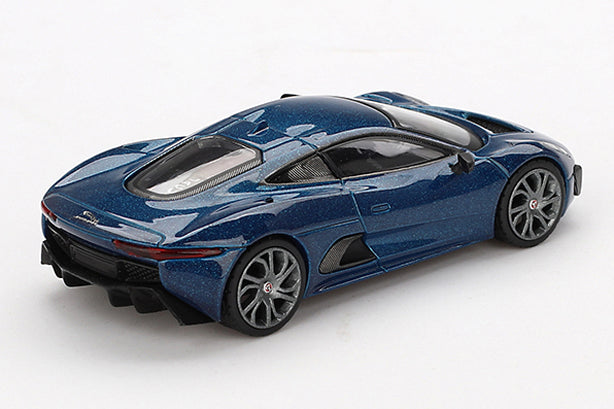 [ Back-order ] TSM MINI-GT MGT00884-L 1:64 Jaguar C-X75 Blue LHD model car