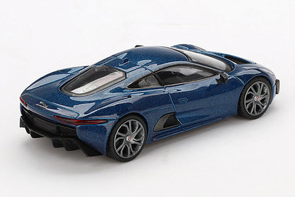 [ Back-order ] TSM MINI-GT MGT00884-L 1:64 Jaguar C-X75 Blue LHD model car