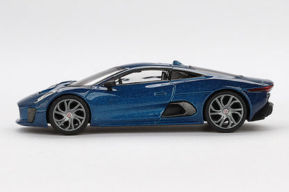 [ Back-order ] TSM MINI-GT MGT00884-BL 1:64 Jaguar C-x75 Blue LHD *Blister pack model car