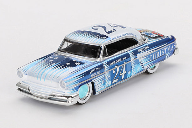 [ Back-order ] TSM MINI-GT MGT00888-L 1:64 Lincoln Capri Hot Rod by Tim Sadchikov 2024 Christmas Edition LHD model car