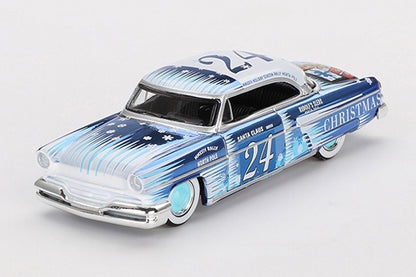 [ Back-order ] TSM MINI-GT MGT00888-L 1:64 Lincoln Capri Hot Rod by Tim Sadchikov 2024 Christmas Edition LHD model car