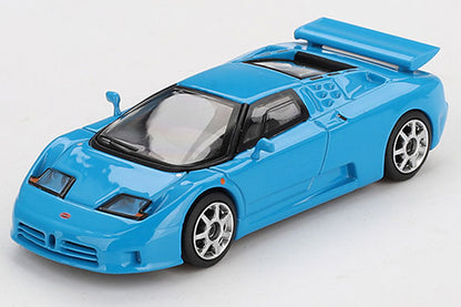 [ Back-order ] TSM MINI-GT MGT00890-L 1:64 Bugatti EB110 Super Sport Blue Bugatti LHD model car