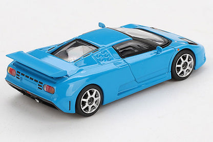 [ Back-order ] TSM MINI-GT MGT00890-L 1:64 Bugatti EB110 Super Sport Blue Bugatti LHD model car